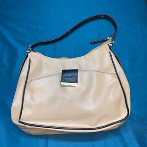Liz Claiborne Tan and Black Purse/Shoulder Bag